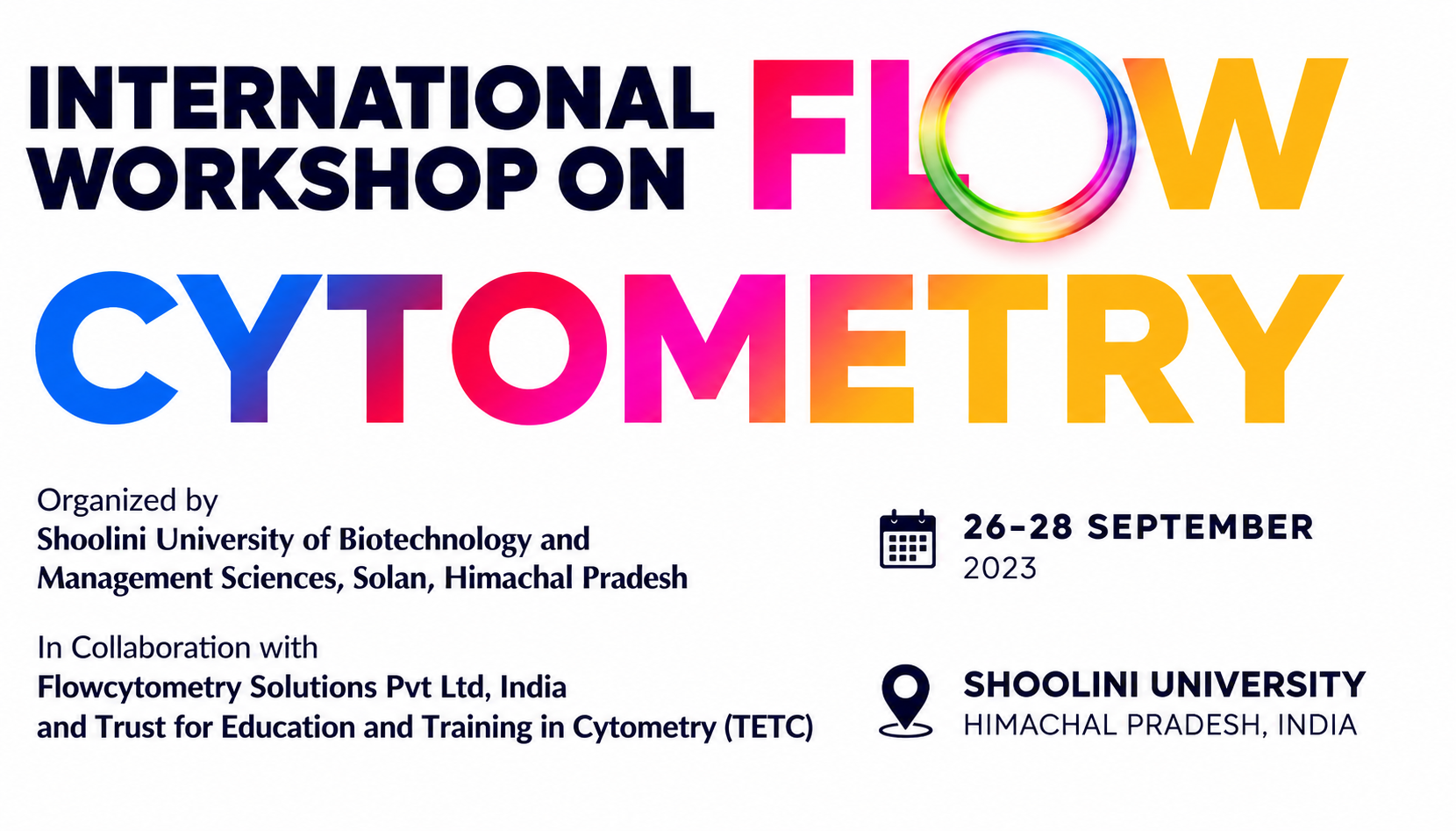 “International Workshop on Flow Cytometry”, 26–28 September 2023
